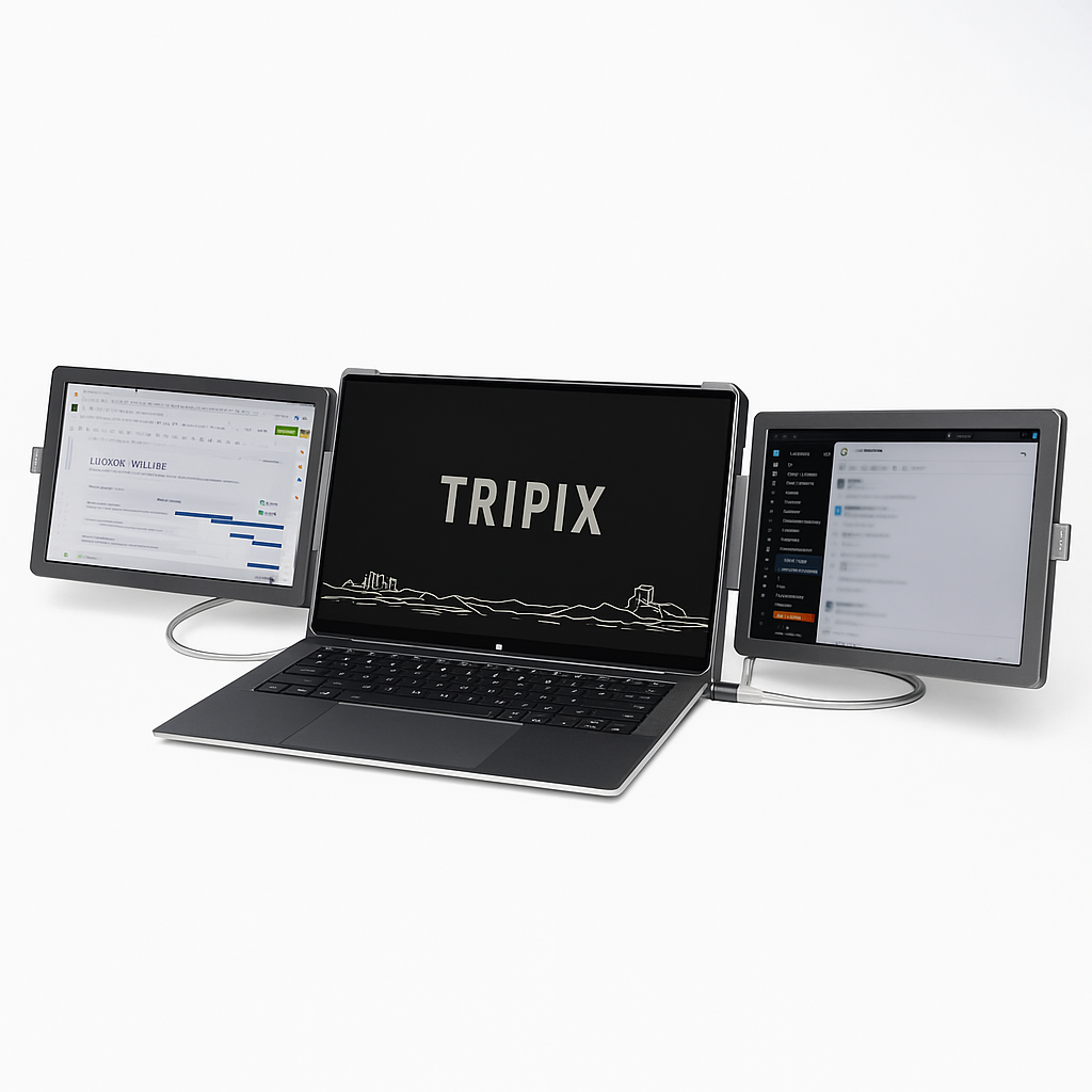 Tripix – Triple écran portable
